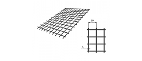 Сетка сварная (дорожная) 50х50х3мм 1х2м купить с доставкой в Ловцах